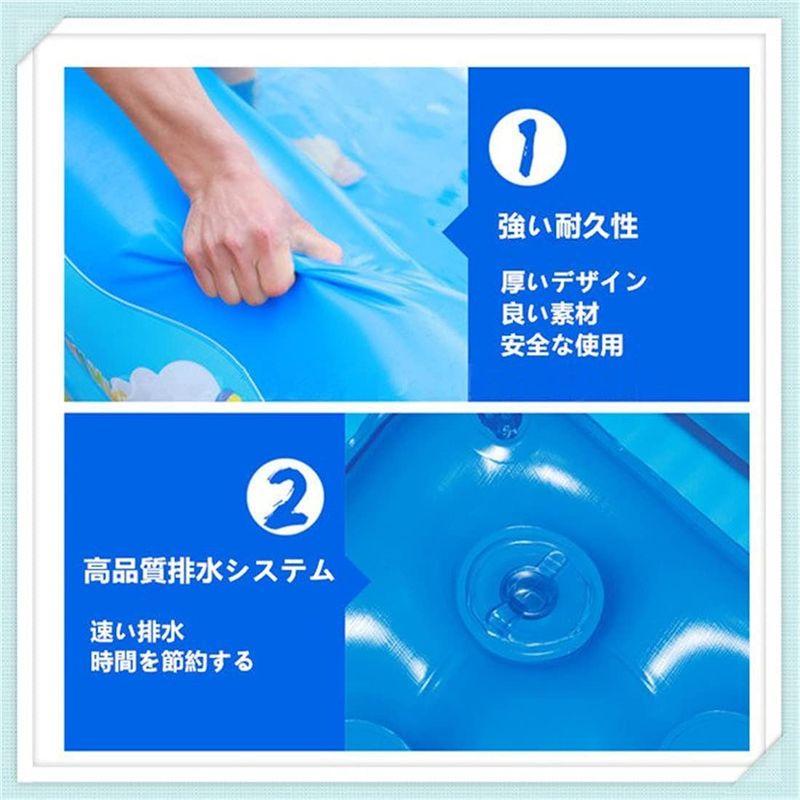 Ecrisdoo プール 家庭用 滑り台 大型 子供 ファミリープール ビニールプール 滑り台付き キッズ 子ども キッズプール 家庭用プー プール 家庭用 滑り台 大型 子供 ファミリープール ビニールプール 滑り台付き キッズ 子ども キッズプール 家庭用プー