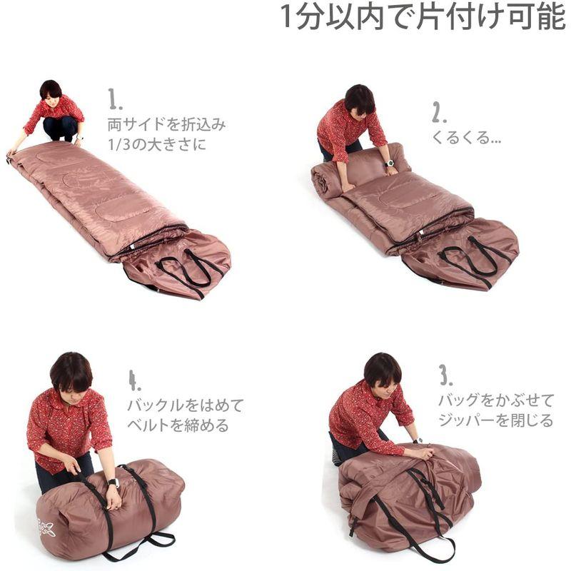 DOD(ディーオーディー) わがやのシュラフ 40秒で片付け可能な4人家族用寝袋 S4-511 約 ディーオーディー わがやのシュラフ 40秒で片付け可能な4人家族用寝袋 S4 サイズ