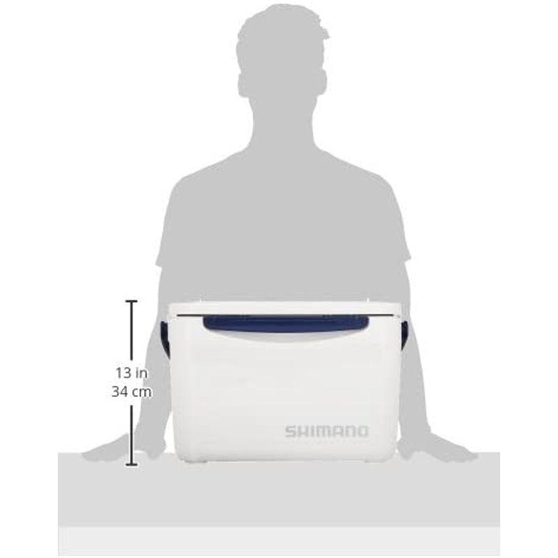 シマノ(SHIMANO) クーラーボックス 26L フリーガ ライトLZ-026M 釣り用 ピュアホワイト クーラーボックス ピュアホワイト SHIMANO 26L フリーガ ライトLZ 026M 釣り用 幅×長×高