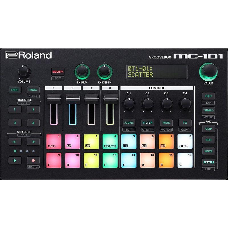 【２点セット】 Roland ローランド/MC-101 GROOVEBOX AIRA 【HOV1006768426】(35581円)