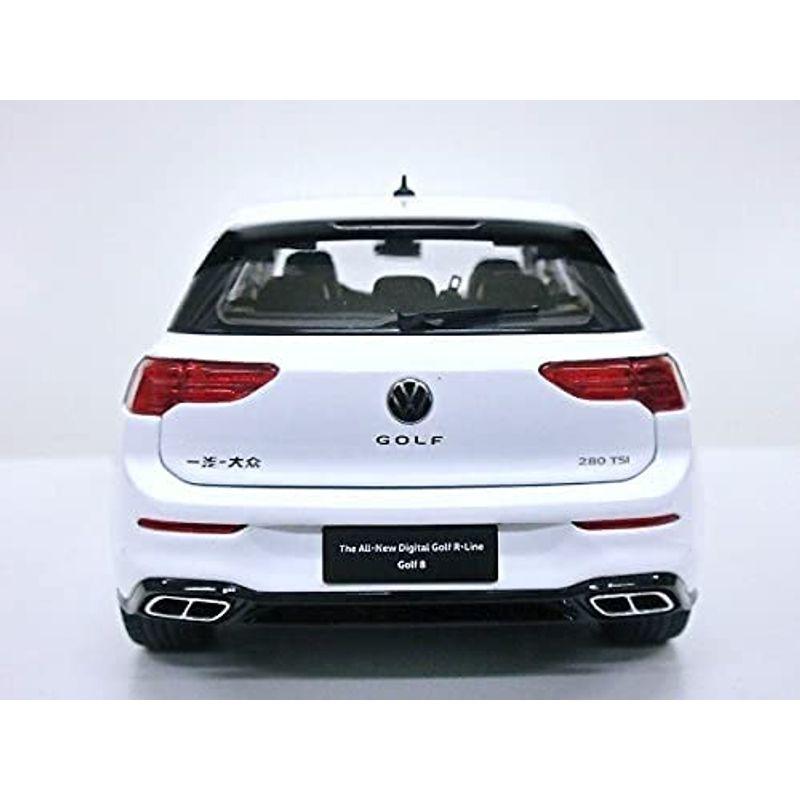 VW特注 1/18 フォルクスワーゲン ゴルフ R-Line (ホワイト) 2021 GOLF 8 1/18 フォルクスワーゲン ゴルフ Line ホワイト GOLF 　
