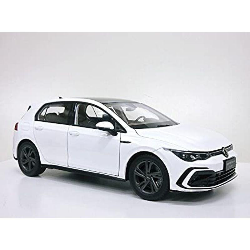 VW特注 1/18 フォルクスワーゲン ゴルフ R-Line (ホワイト) 2021 GOLF 8 1/18 フォルクスワーゲン ゴルフ Line ホワイト GOLF 　