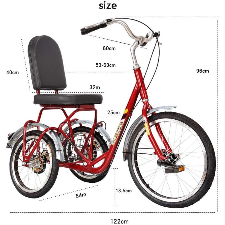 お取り寄せの三輪自転車 大きなバスケット付き クルーズトライク 女性男性 大人の三輪車 自動車 ショッピング演習 ルーフボックス キャリア 3輪自転車 レクリエーション トライク Col ために トライク 超人気新品売れ筋no 1 の