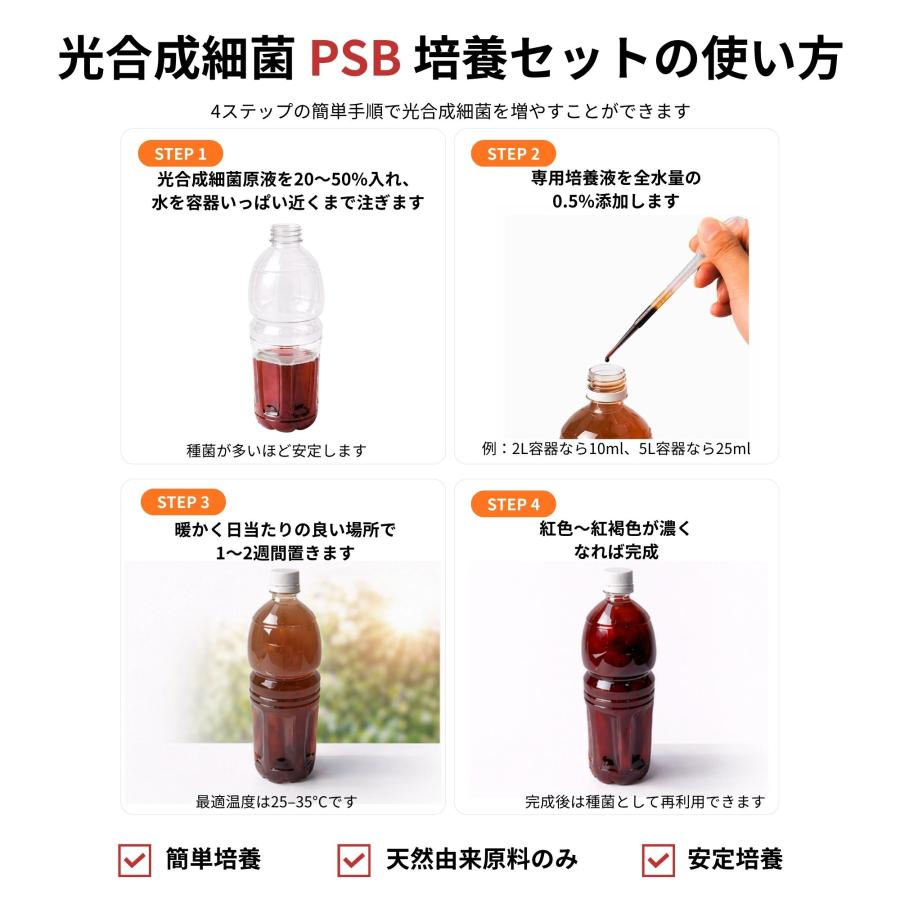 秀玄 光合成細菌 PSB 40L 培養セット スポイト 簡単手順書付き |  | 01