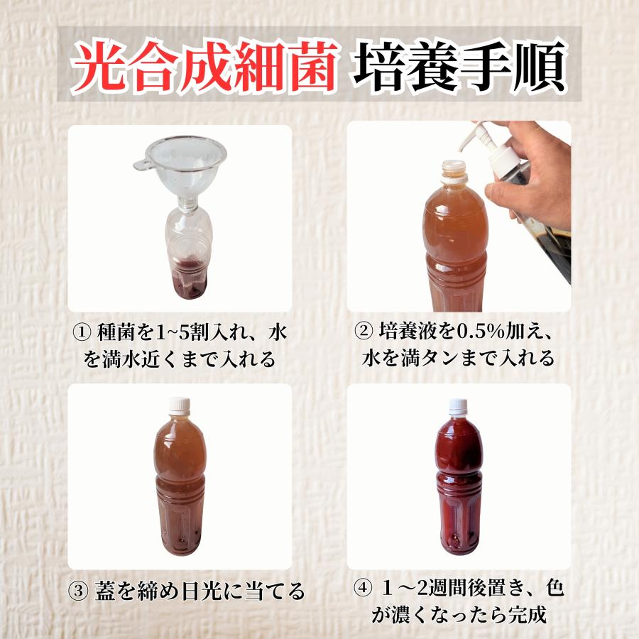 秀玄 光合成細菌 PSB 40L 培養セット スポイト 簡単手順書付き |  | 05