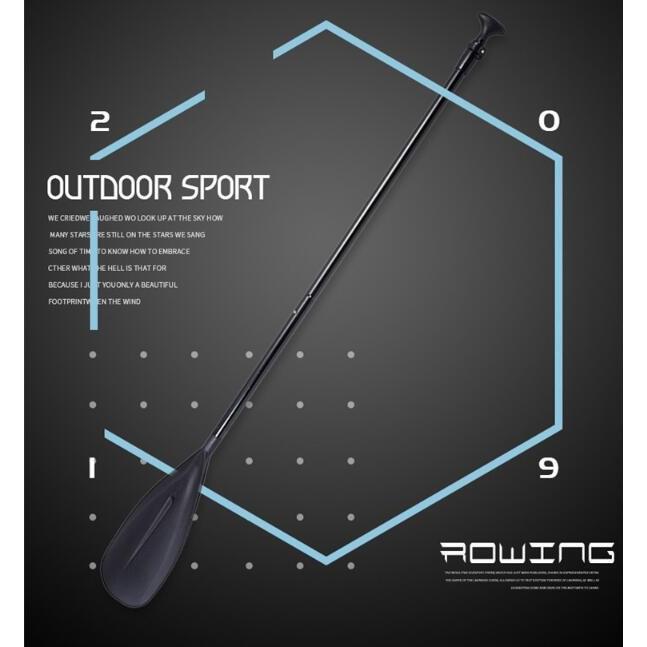 パドル サップパドル SUPパドル アルミ 3ピース分割 アジャスタブル カヤック カヌー ストレートシャフト長さ調節可 大人用 BR03
