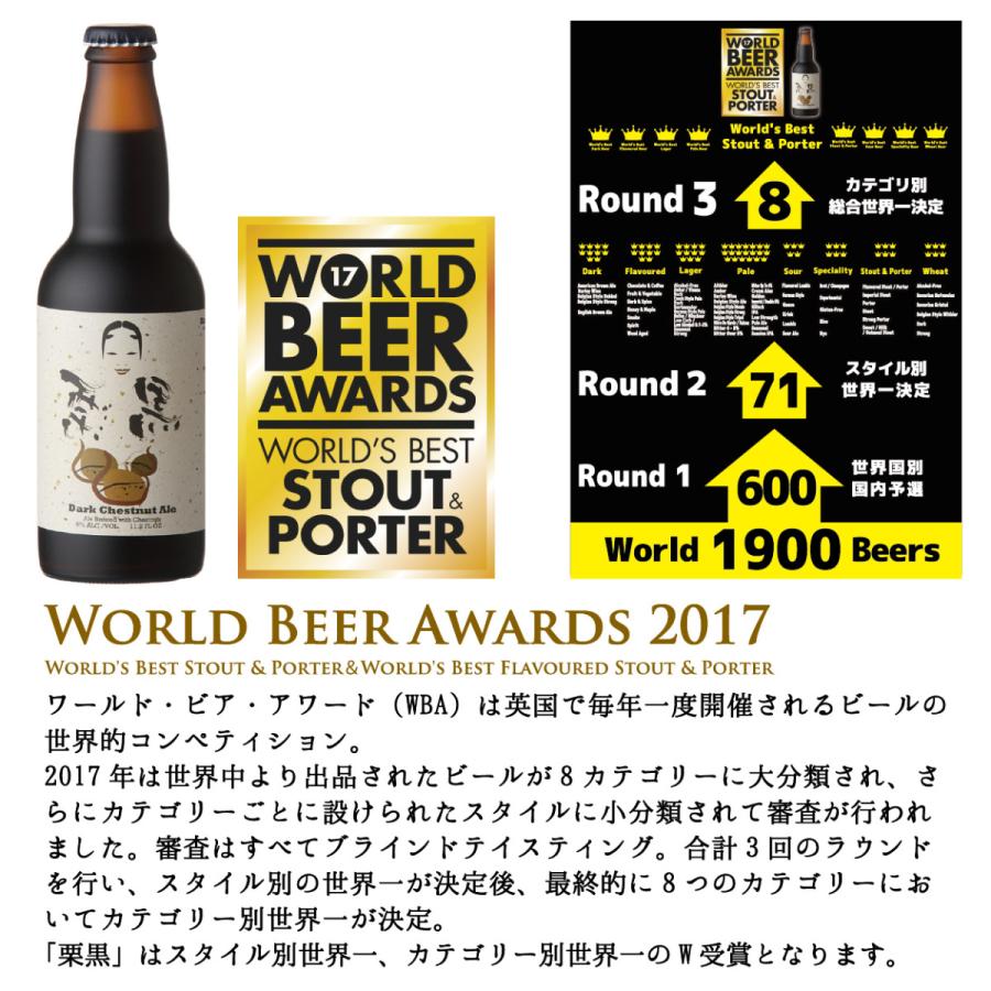 栗黒 12本 専用ダンボール入り 330ml 瓶 クラフトビール 宮崎ひでじビール 公式 ショップ KURI KURO｜hideji-beer｜08