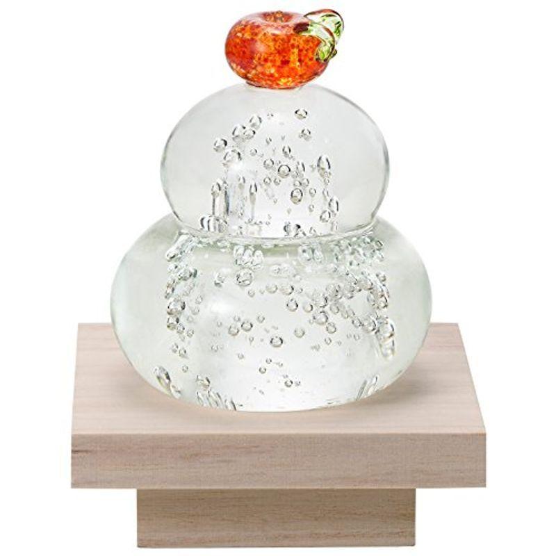 割引価格 日本製 ガラス 鏡餅 木台付 ハンドメイド 橙 福重ね鏡餅 粋工房xアデリア オーナメント 置物 アデリア 化粧箱入 F 正月飾り 正月 米 雑穀 粉類 Www Golf5 Prestige Jp