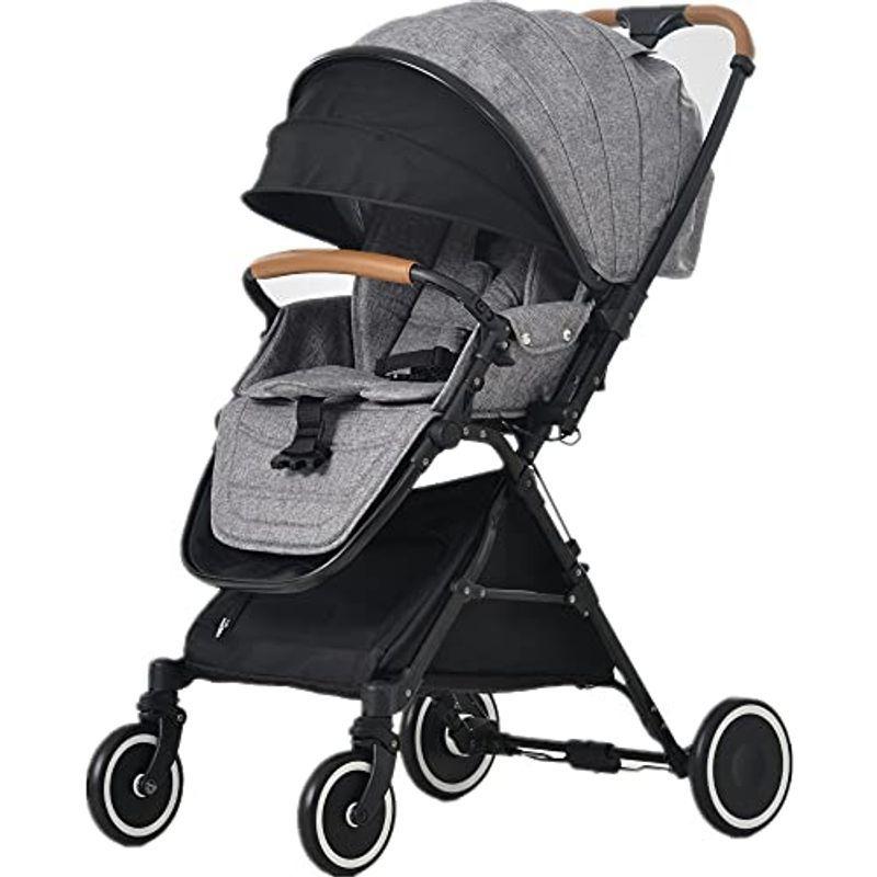 春先取りの 軽量 新生児 ベビーカー 折りたたみ 日差し Uvカット 両対面ベビーカー こども キッズ 赤ちゃん ベビー コンパクト 折り畳みベビーカー ベビーカー