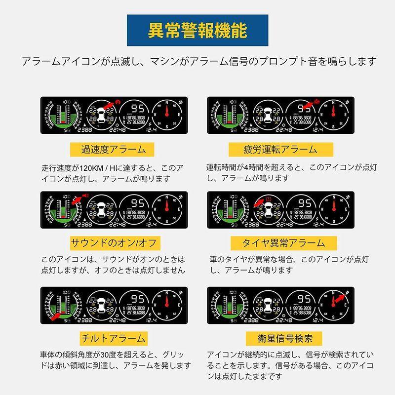 あす楽 の車の傾斜計 Hudヘッドアップディスプレイ タイヤ空気圧監視システムtpms Gpsモード搭載 Gpsモード搭載 Hidekinオンラインの車 の傾斜計 タイヤ空気圧監視システムtpms 車載スピードメーター 警報機能 スロープメー Hidekinオンライン