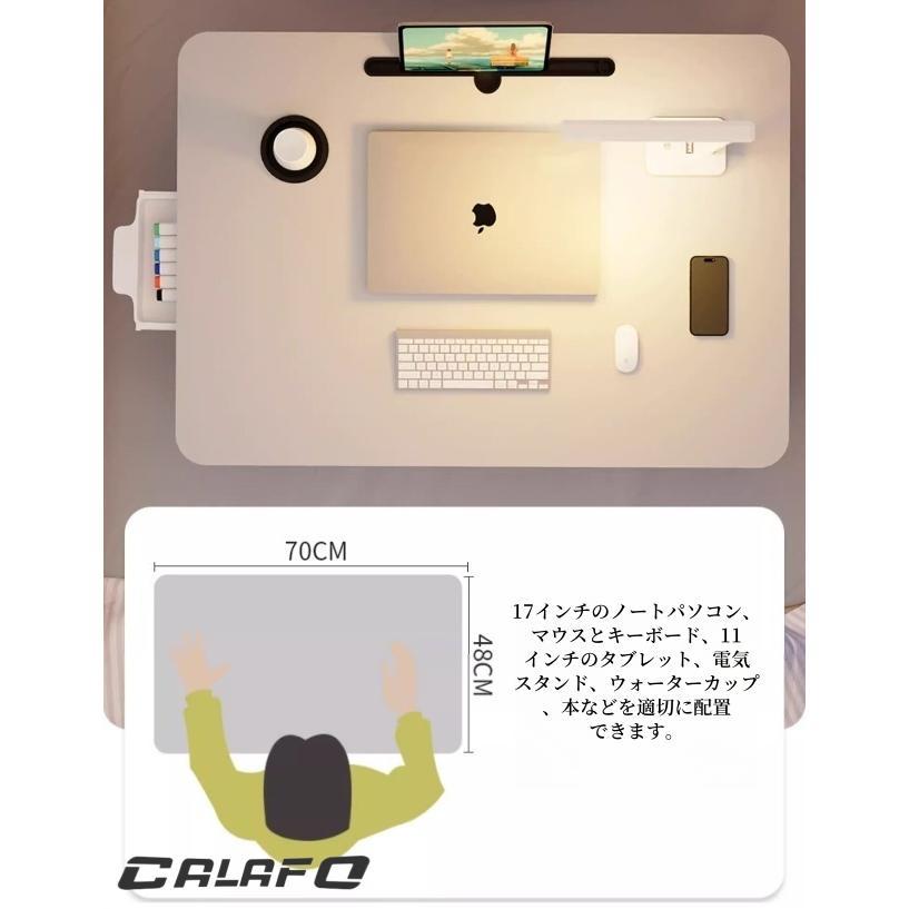 テーブル サイドテーブル 折りたたみテーブル デスク 学習机 パソコンデスク 小さいローテーブル ミニベッドデスク  1人用持ちやすいお宅応援 ミニテーブル | ブランド登録なし | 01