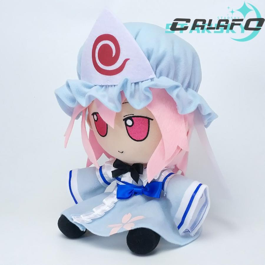 東方プロジェクト 西行寺 幽々子 さいぎょうじ ゆゆこ　ぬいぐるみ 東方project 　キャラクター グッズ　人形 ドール　可愛い　おもちゃ　プレゼント ギフト | ブランド登録なし | 02