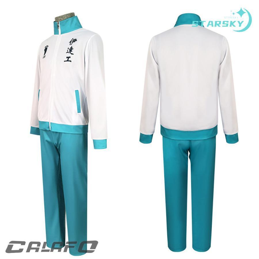 ハイキュー!! 稲荷崎 白鳥沢 音駒 烏野 青葉城西 梟谷学園高校 伊達工業学院高校 バレーボール部 風　ジャージ コスプレ衣装　コスチューム　服　ハロウィン | ブランド登録なし | 14