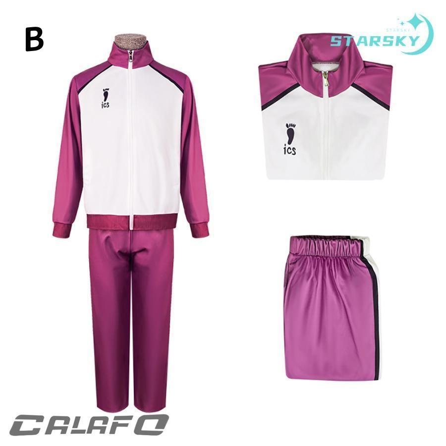 ハイキュー!! 稲荷崎 白鳥沢 音駒 烏野 青葉城西 梟谷学園高校 伊達工業学院高校 バレーボール部 風　ジャージ コスプレ衣装　コスチューム　服　ハロウィン | ブランド登録なし | 02