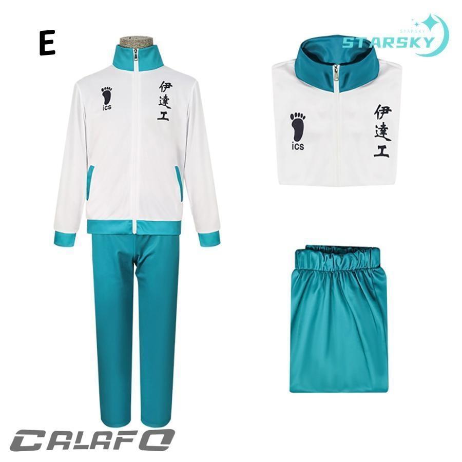 ハイキュー!! 稲荷崎 白鳥沢 音駒 烏野 青葉城西 梟谷学園高校 伊達工業学院高校 バレーボール部 風　ジャージ コスプレ衣装　コスチューム　服　ハロウィン | ブランド登録なし | 05