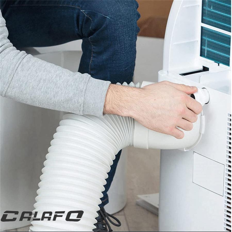 エアコン排気ダクト 延長排気ダクト 移動式エアコン用 排気管 スポットエアコン用スポットクーラー ダクト 延長1.5M/2M/3M 直径13cm/15cm 伸縮ホース | ブランド登録なし | 02