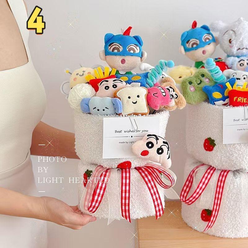 2025年の新年ギフト風花束 ぬいぐるみ 可愛い クリスマス 誕生日