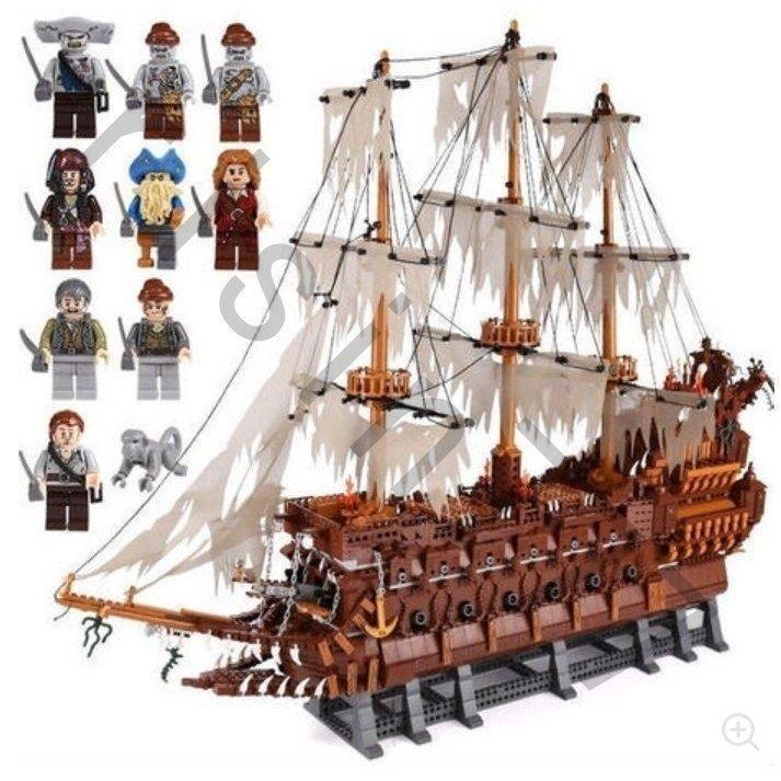 レゴ 互換品 フライングダッチマン号 海賊幽霊船 MOC パイレーツオブ