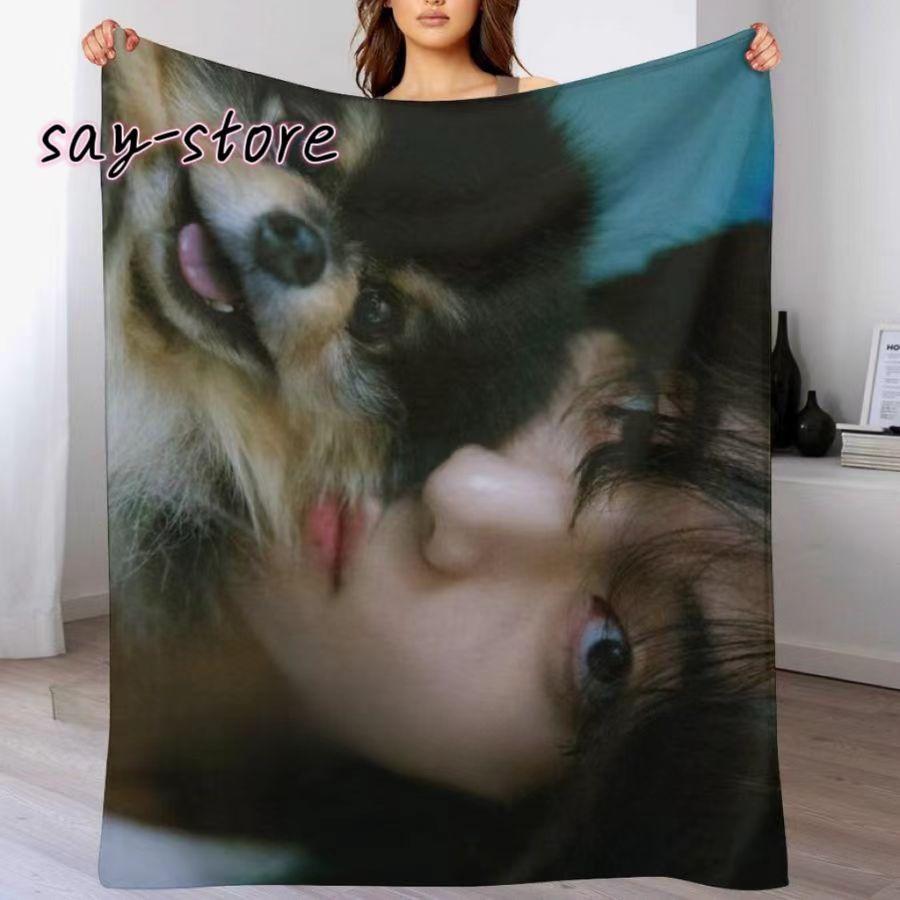 ブランケット ひざ掛け 膝掛け BTS 防弾少年団 TaeHyung ヴィ V