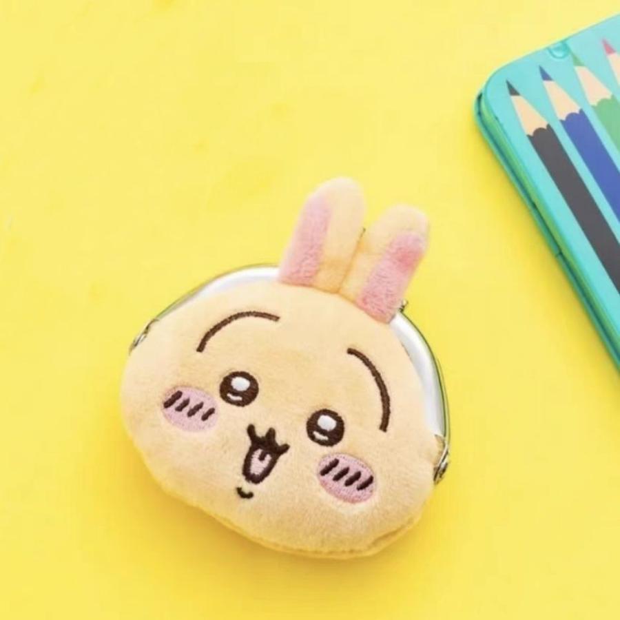 ミニがま口ポーチ ちいかわ 小銭入れ お財布 ぬいぐるみ
