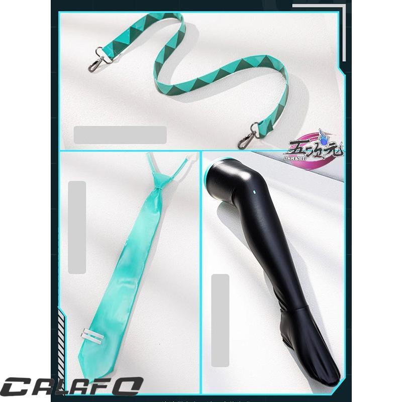 猫屋小舗 ボーカロイド 初音ミク 通常V コスプレ衣装 中国公式許可あり ※ウィッグ 髪飾り ヘッドホンセット 靴 追加可能の画像