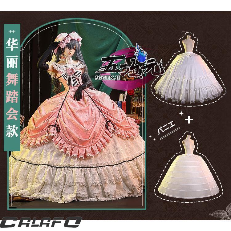 三分妄想 黒執事 コスプレ シエル 豪華セット 女装 駒鳥 お嬢様ドレス 