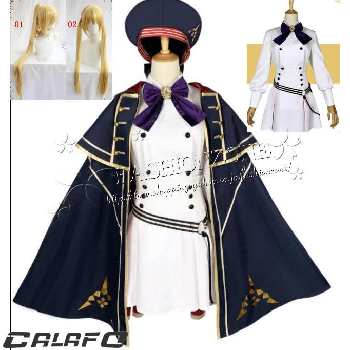 fate fgo アルトリアキャスター風　コスプレ衣装 杖　靴　キャストリア Fate/Grand Order 風 FGO アルトリア・ペンドラゴン コスプレ衣装