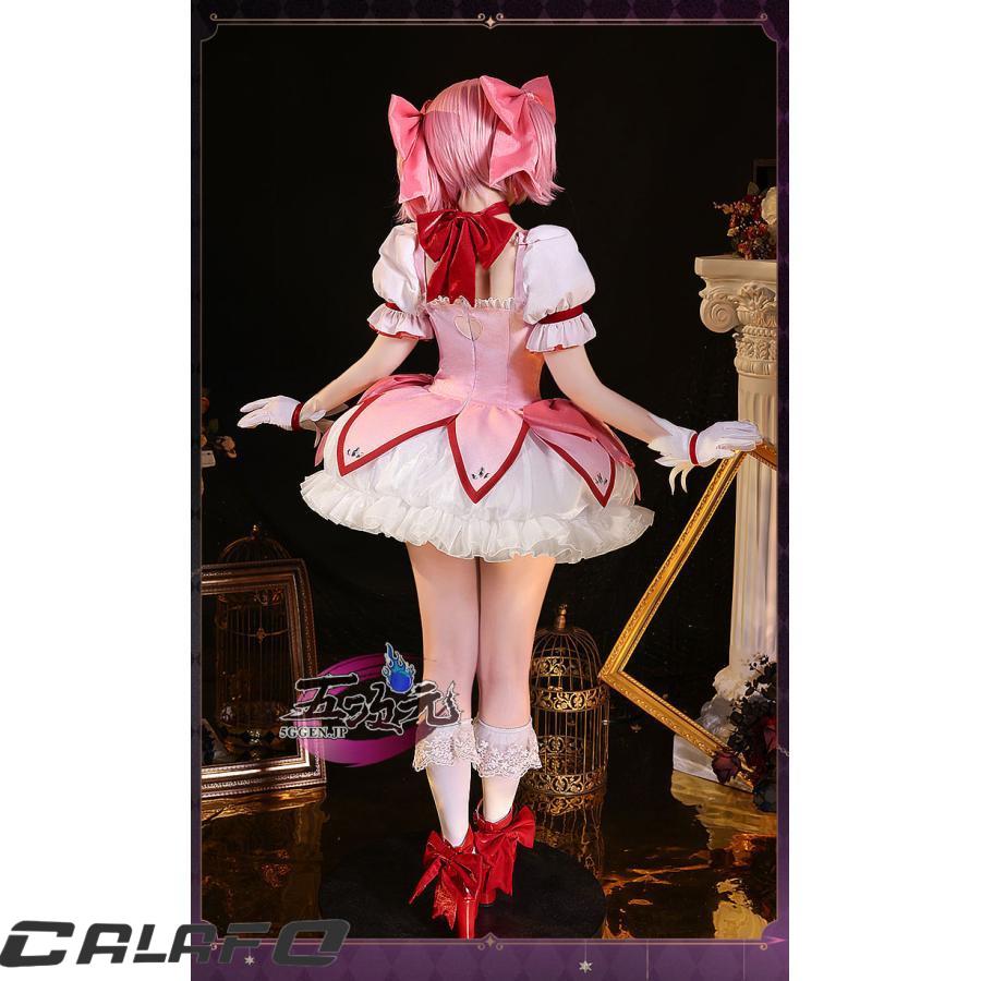 魔法少女まどかマギカ　鹿目まどかフルセット　コスプレ衣装+ウィッグ+靴+武器　S 三分妄想1/3Delusion】魔法少女まどか☆マギカ 鹿目まどか 魔法少女