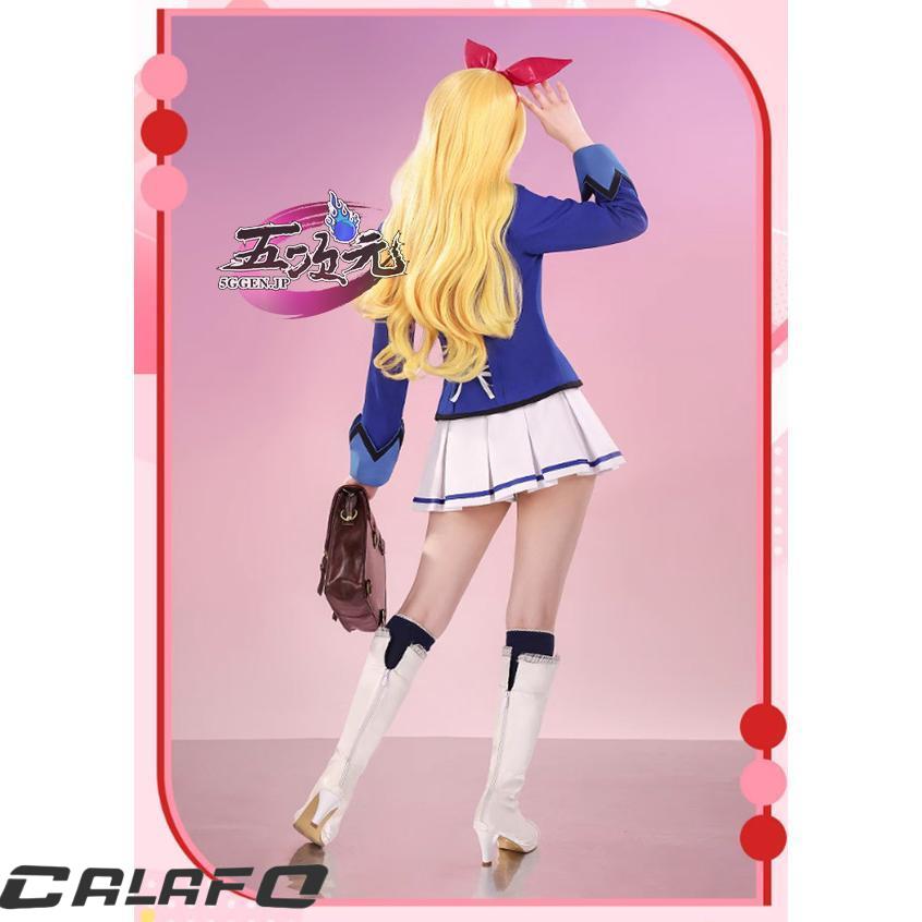【即発送】三分妄想アイカツ S4 制服 コスプレ 靴付き 三分妄想 アイカツスターズ! 四ツ星学園 S4制服 コスプレ衣装 : 五次元