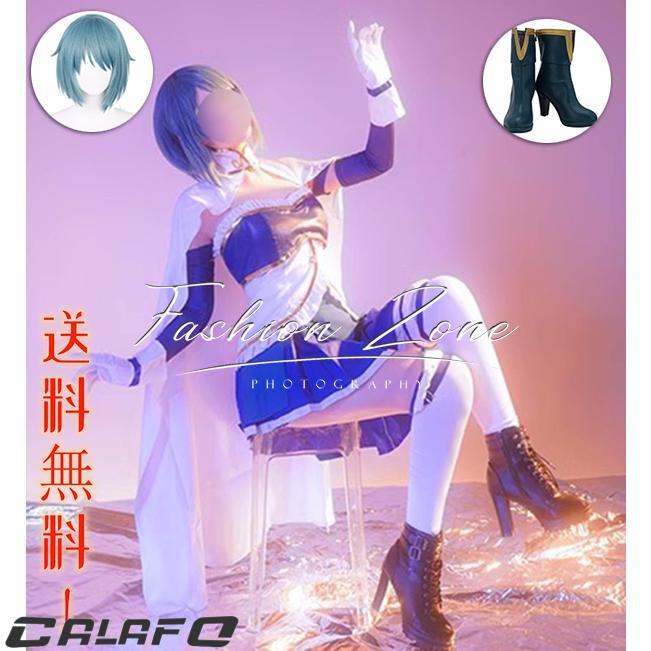 まどマギ 美樹さやか コスプレ衣装 ウィッグ 靴 付き Amazon.co.jp: 魔法少女まどか☆マギカ 美樹 さやか（みき さやか