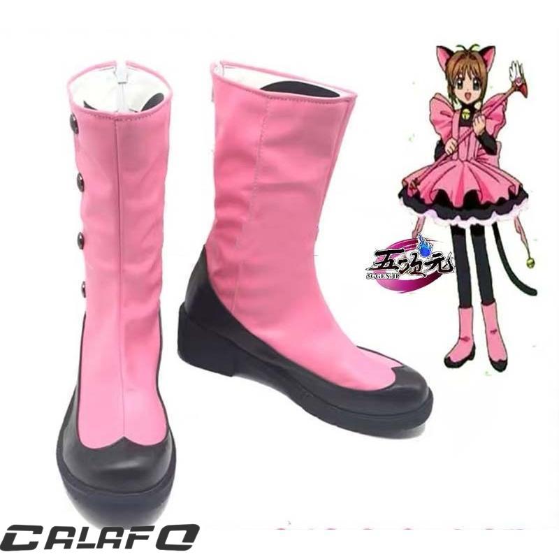 三分妄想 カードキャプターさくら コスプレ リメイク版 Sサイズ 木之本桜 靴 三分妄想 カードキャプターさくら コスプレ 木之本桜 紅白戦闘服 衣装