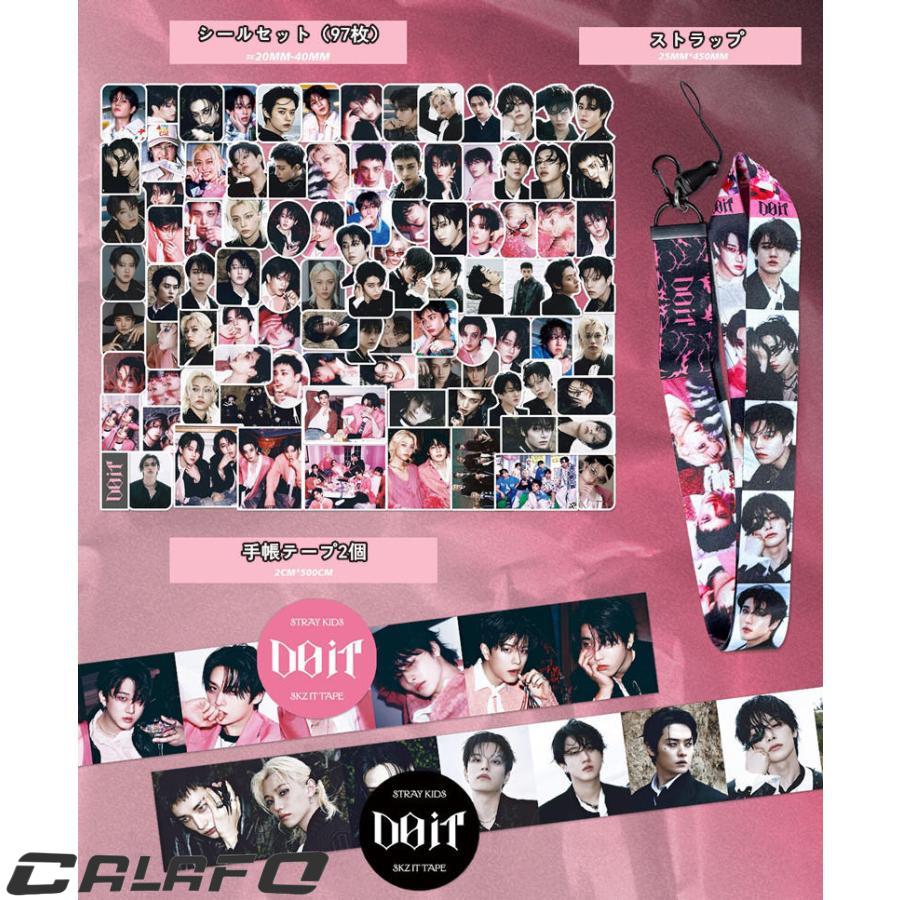 Stray Kidsグッズ ギフトボックス フォトカード DO IT テープ セット 