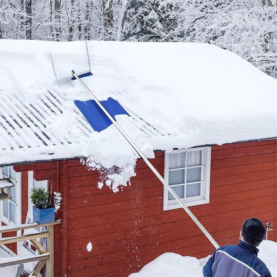 屋根雪下ろし棒 雪降ろし棒 スノーレーキ 雪落とし 屋根 スノーダンプ 