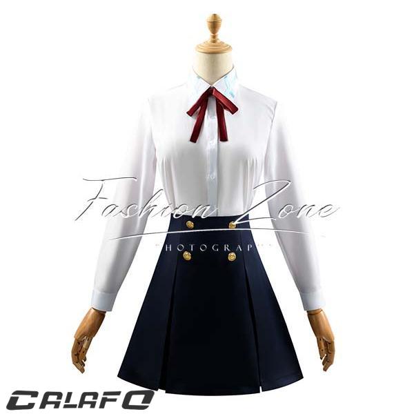 ◇ソードアート・オンライン 風 結城 明日奈/アスナ 制服 コスプレ衣装