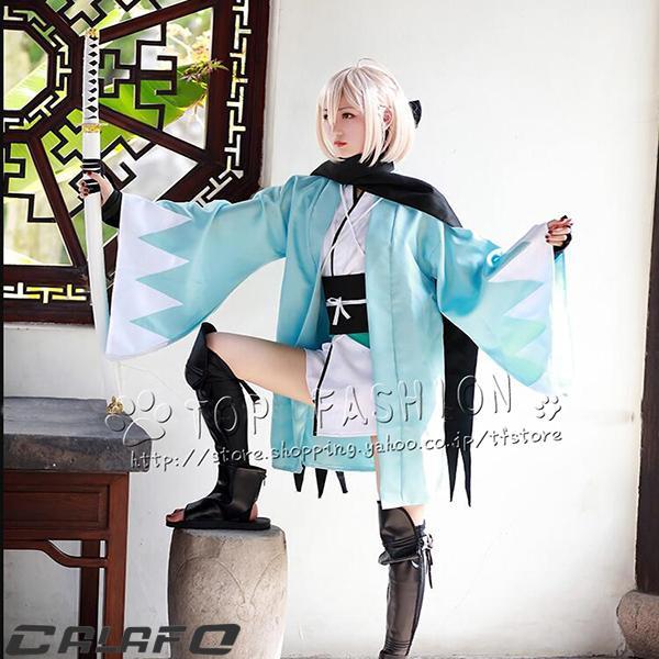 Fate Grand Order 風 桜セイバー 桜saber 沖田総司 FGO コスプレ衣装