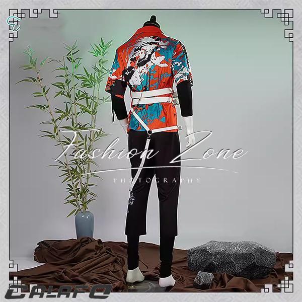 ◇にじさんじ 風 3SKM 魁星 Kaisei コスプレ衣装 ウィッグ cosplay