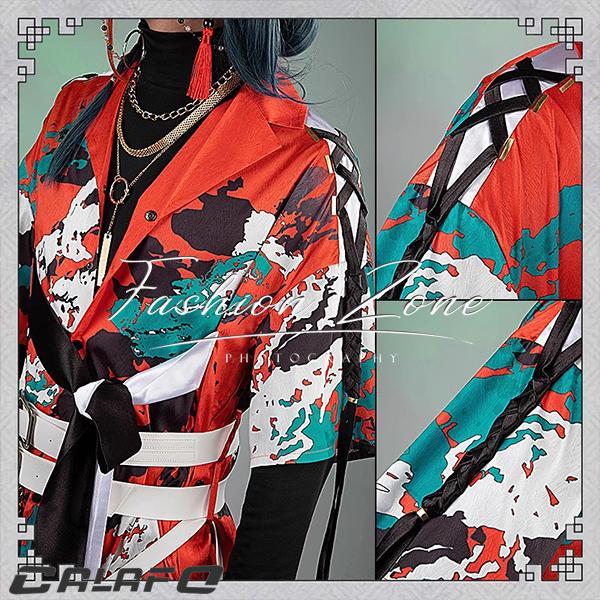 ◇にじさんじ 風 3SKM 魁星 Kaisei コスプレ衣装 ウィッグ cosplay