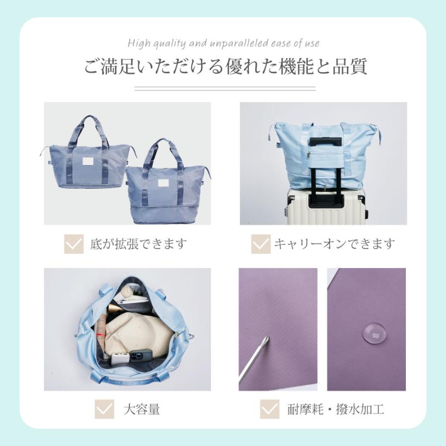 ボストンバッグ 3ways キャリーオンバッグ トラベルバッグ 国内旅行 レディース メンズ 男女兼用 大容量 撥水加工 防水 バッグ 機内 ...