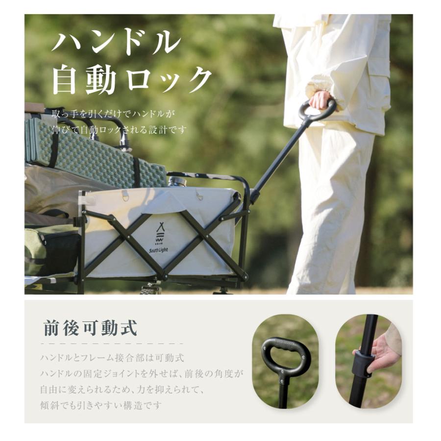 P10倍 キャリーワゴン キャリーカート アウトドアワゴン 折りたたみ