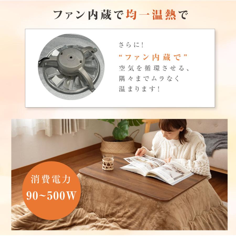 こたつ本体　zd9060-ms50- こたつ 日本メーカー製 折りたたみ 長方形 90x60cm ヒーター