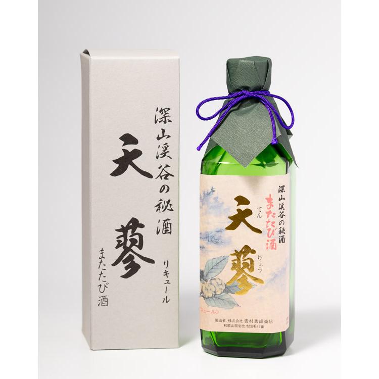 吉村秀雄商店 またたび酒 天蓼 500ml 【車坂/日本城/じゃばら酒 醸造元