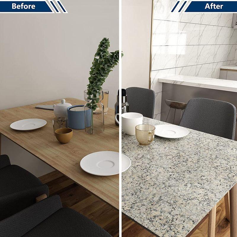 Veelike リメイクシート 石目調 グレー 大理石シート 花崗岩 御影石 カッティングシート はがせる 壁紙シール インテリアシート40 Shophidetama 通販 Yahoo ショッピング