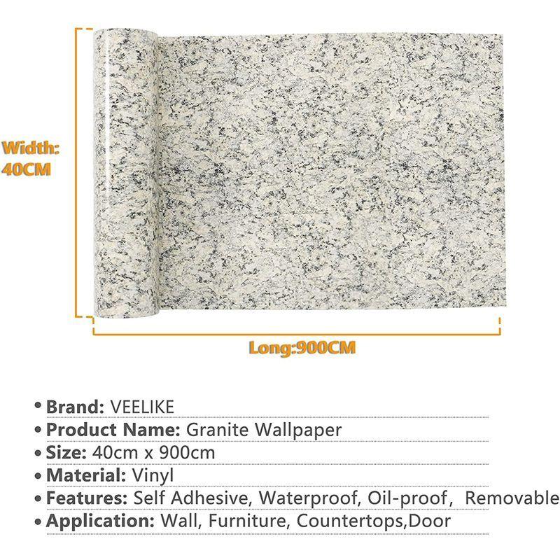 Veelike リメイクシート 石目調 グレー 大理石シート 花崗岩 御影石 カッティングシート はがせる 壁紙シール インテリアシート40 Shophidetama 通販 Yahoo ショッピング