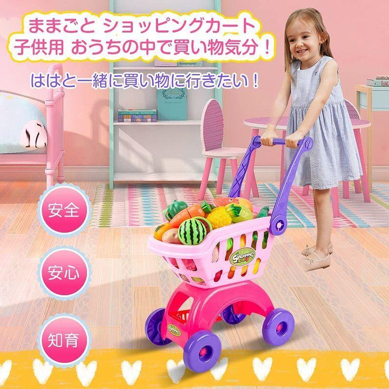即納 子供のおもちゃの木制カート女の子のスーパー赤ちゃんカート 手押し車/カタカタ