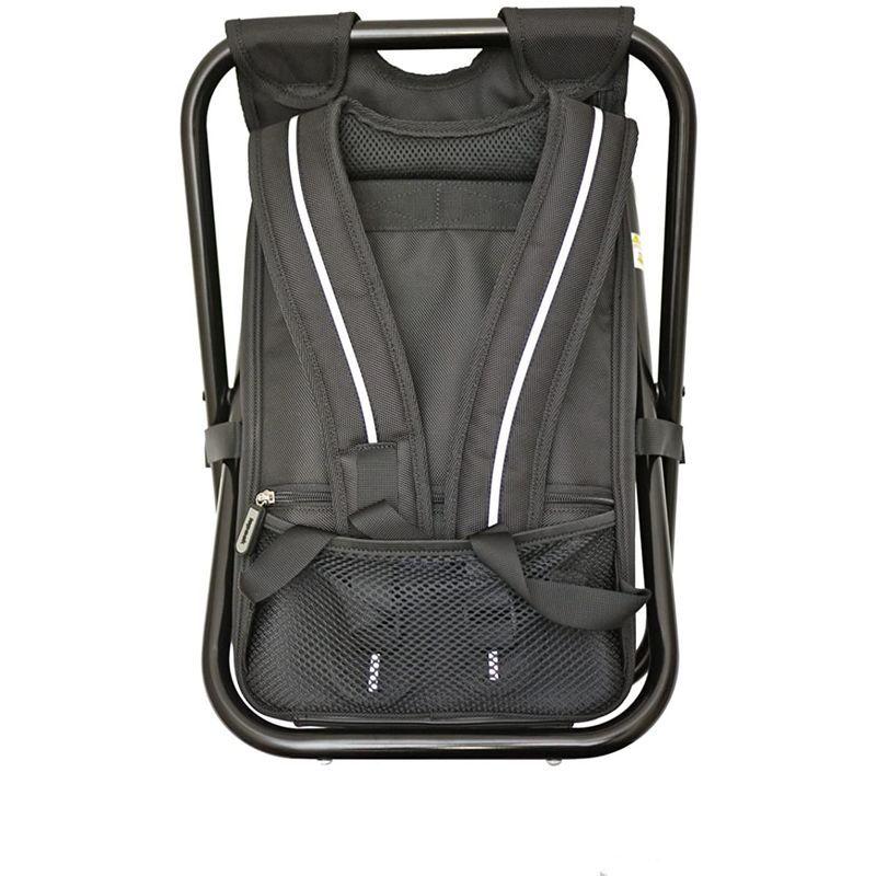 イスパック アウトドア 椅子付き リュック 2WAY ペットボトルポケット付き IS-4WD11 ブラック イスパック アウトドア 椅子付き リュック 2WAY ペットボトルポケット付き IS 4WD11 ブラック 　 ナイロン