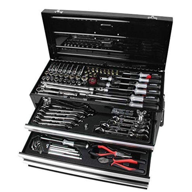 SK11 整備工具セット 133点組 ブラック 各種メンテナンス対応 SST-16133BK