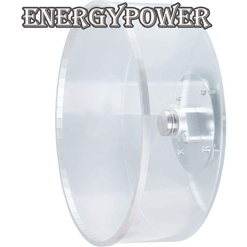 EnergyPower 直径35センチ 大型回し車 足が引っかからない安全で清潔な透明アクリル製 フェレット・モルモット・チンチラ・デグー・ 直径35センチ 大型回し車 足が引っかからない安全で清潔な透明アクリル製 フェレット モルモット チンチラ デグー