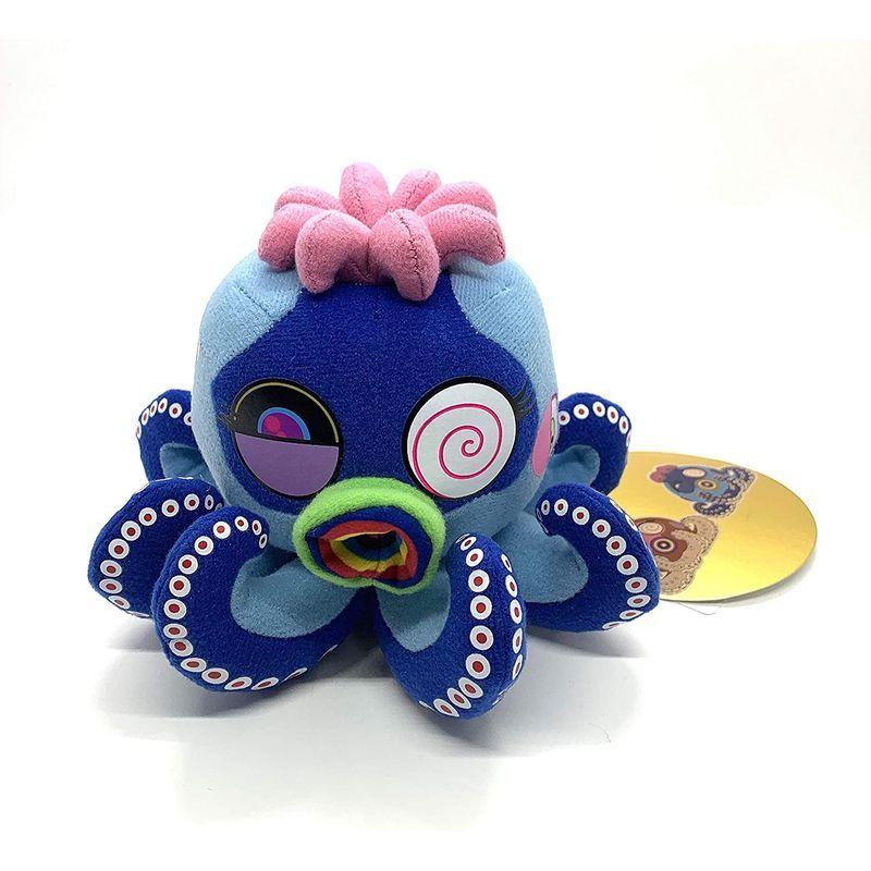 村上隆 kaikai kiki オクトパス ぬいぐるみ クッション 小 Blue Octopus， Mr. Camo 青ダコカモ君 ミニ ぬいぐるみ kaikai kiki オクトパス クッション 小 Blue Octopus， Mr Camo 青ダコカモ君 ミニ カラー