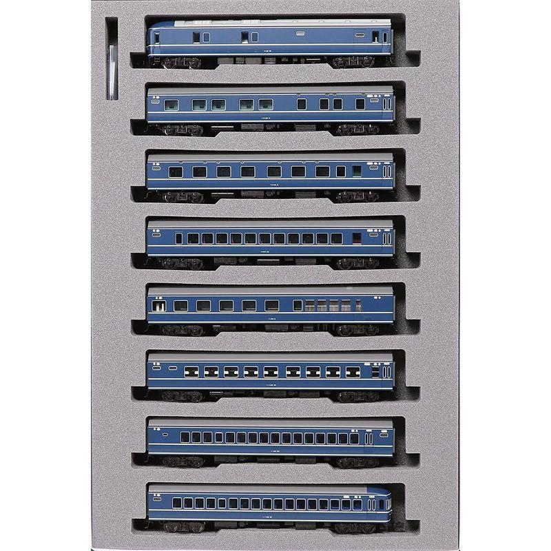 【希少】 KATO Nゲージ 20系寝台特急 あさかぜ 初期編成 8両基本セット 10-1725 鉄道模型 客車 青 【2628572806】(13361円)