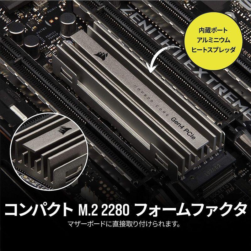 NEW限定品 Corsair MP600 M.2 PCIe SSD Force MP600シリーズ NVMe 2TB Gen.4 Series 2TB  M.2 SSD CSSD-F2000GBMP600COR HD3008